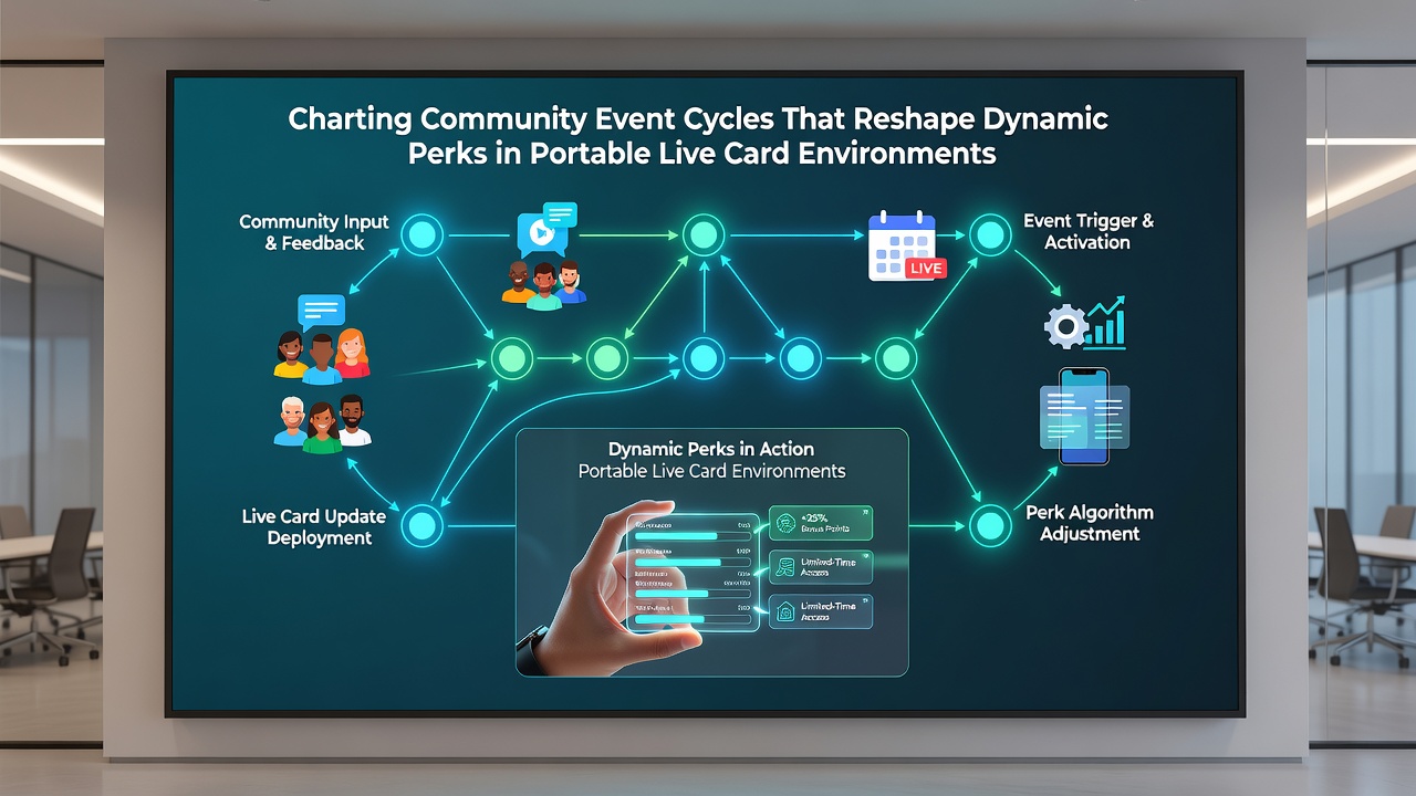 Dynamic perks activation during live card events on portable devices