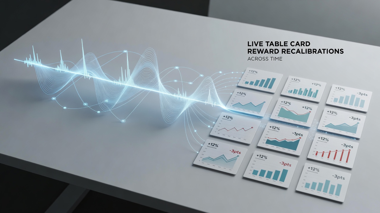 Analytics dashboard showing device transitions and reward recalibrations in global casino operations