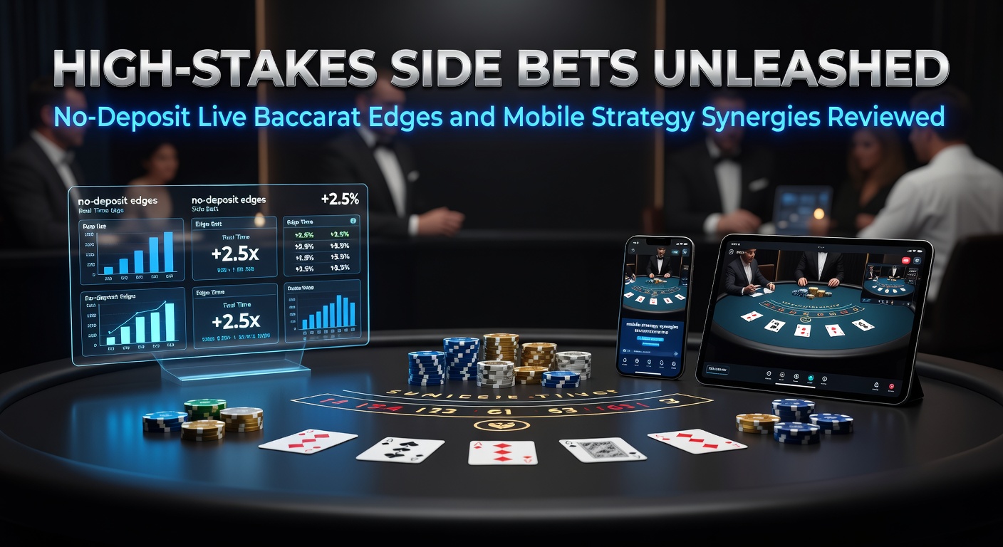 High-stakes baccarat table with illuminated side bet options during a live mobile session, showcasing dynamic gameplay elements