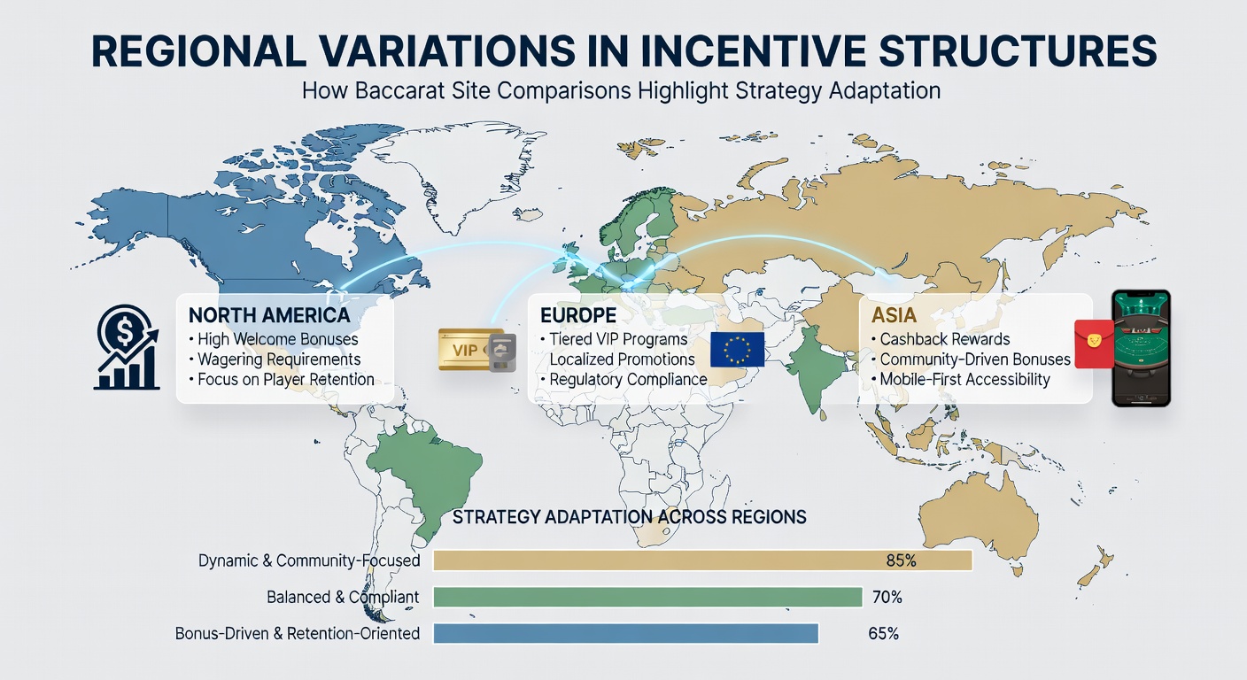 Mobile baccarat players comparing incentive options on different regional platforms